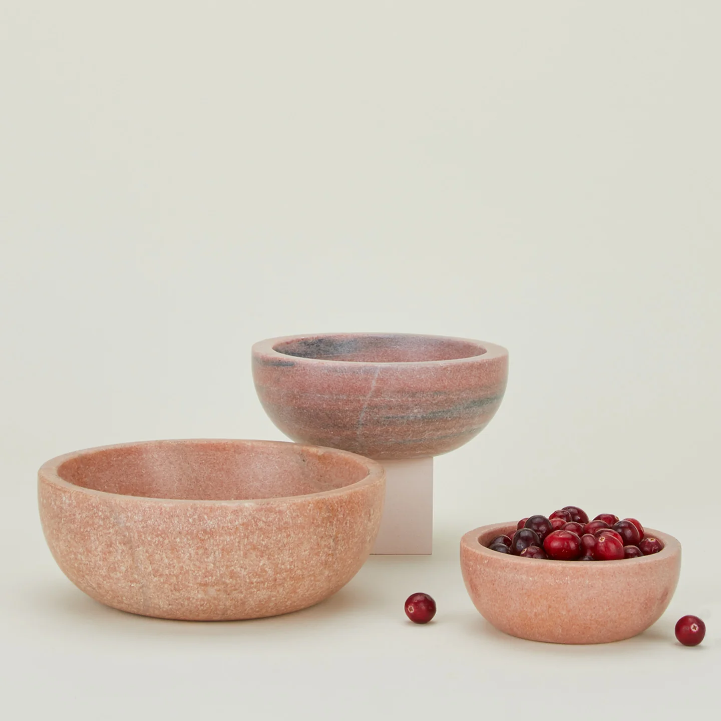 Simple Marble Bowl - Pink - Image 2