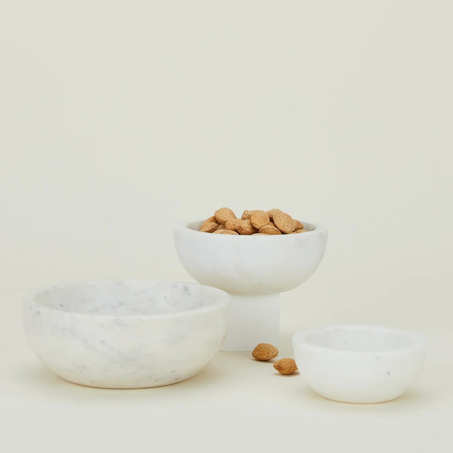 Simple Marble Bowl - White - Image 2