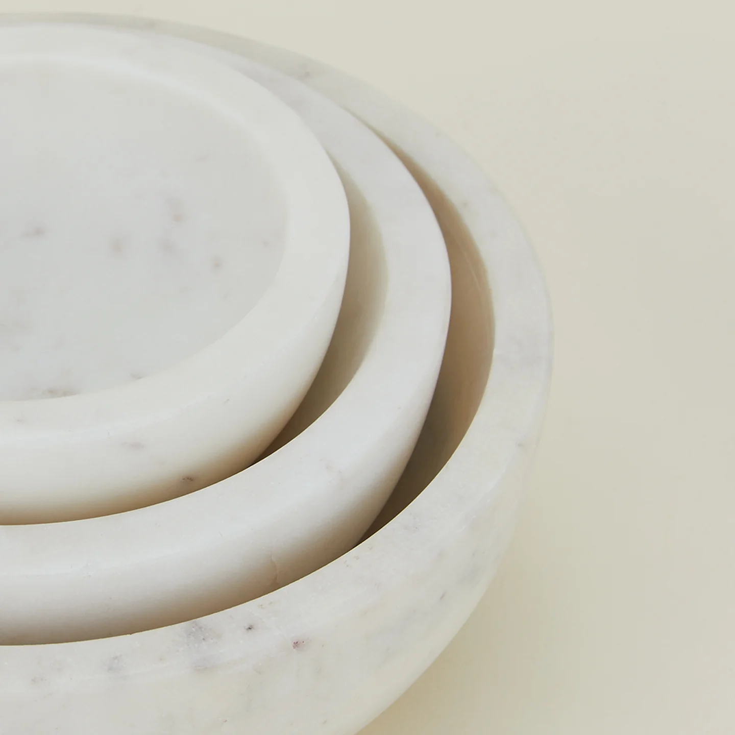 Simple Marble Bowl - White - Image 3