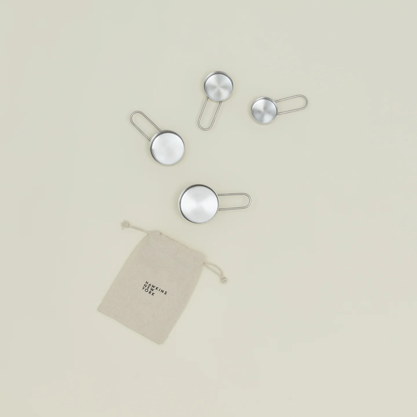 Simple Measuring Cups - Silver