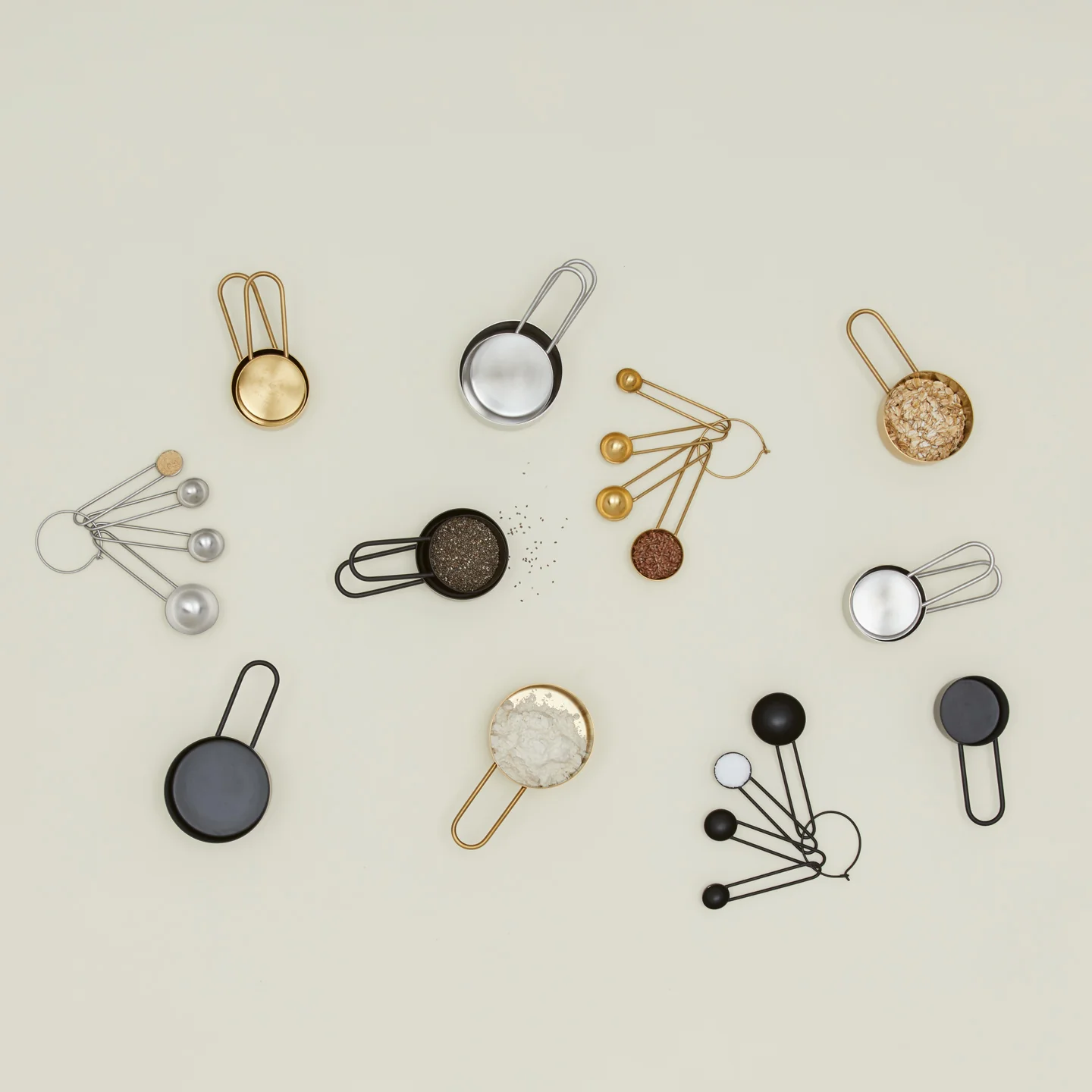 Simple Measuring Cups - Silver - Image 7