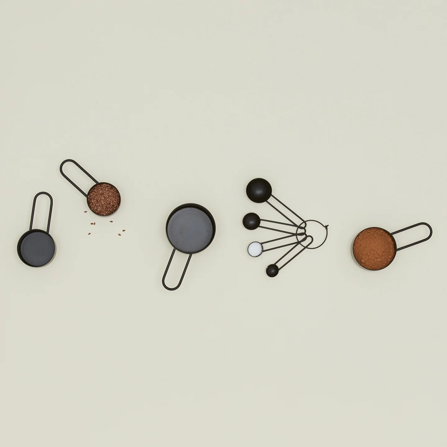 Simple Measuring Spoons - Black - Image 4