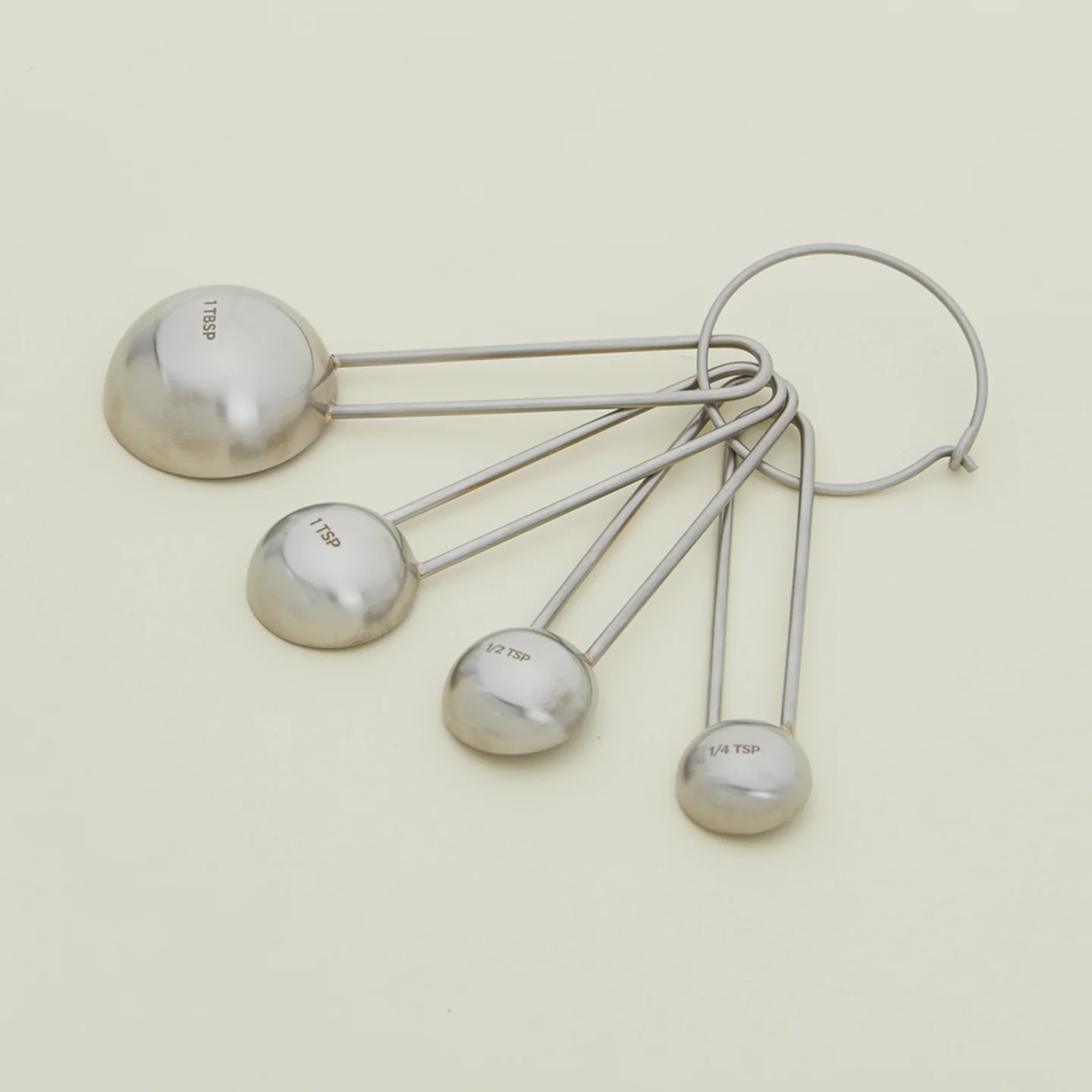 Simple Measuring Spoons - Silver - Image 5