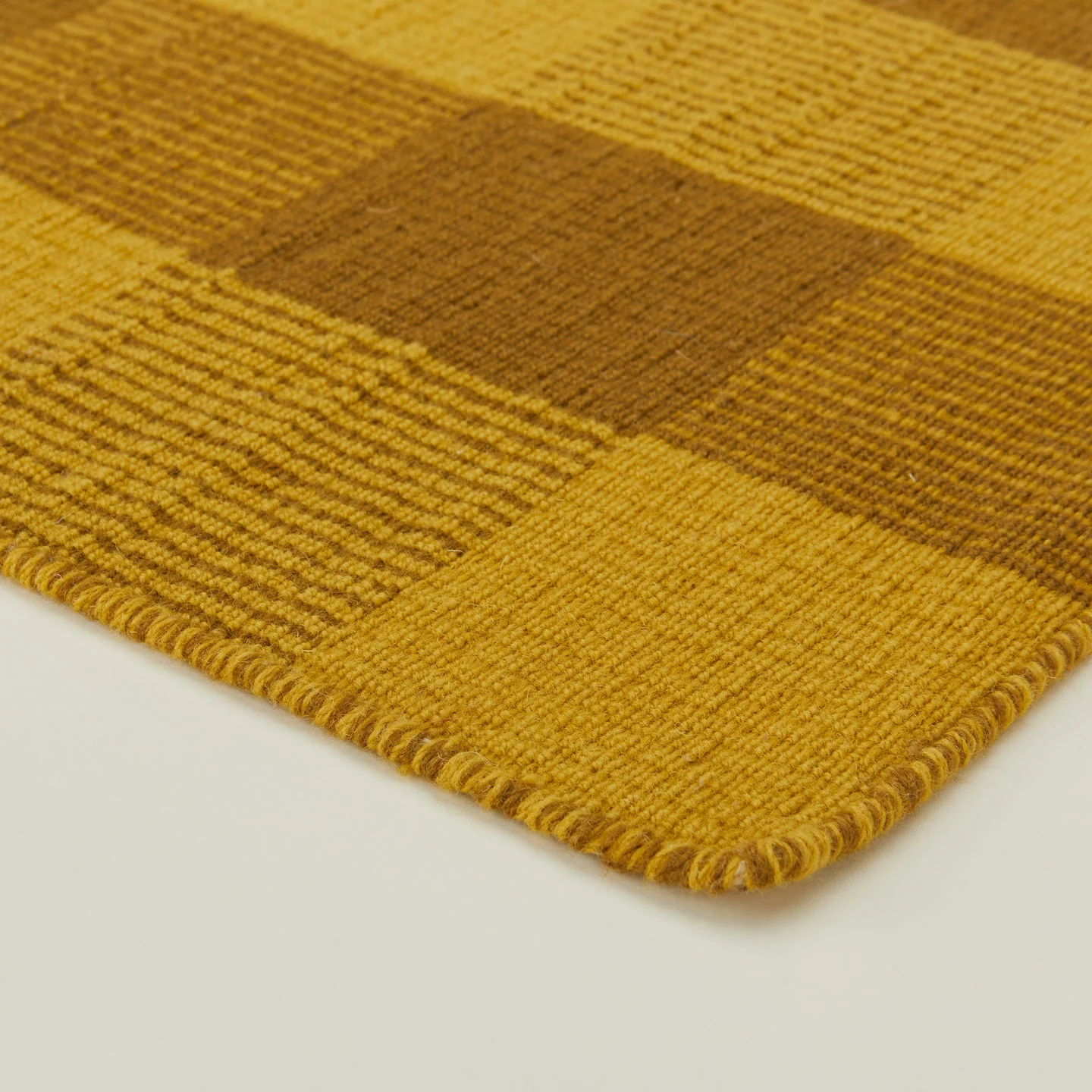 Simple Plaid Runner - Mustard/Bronze - Image 2