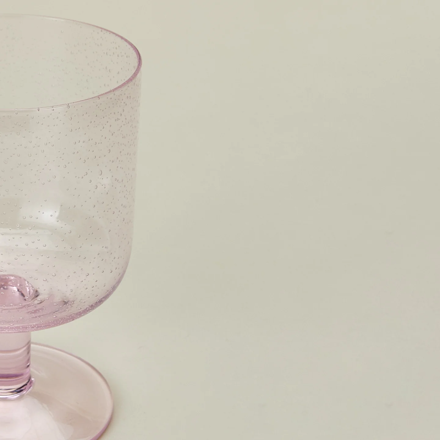 Simple Seeded Glassware, Set of 4 - Blush - Image 4