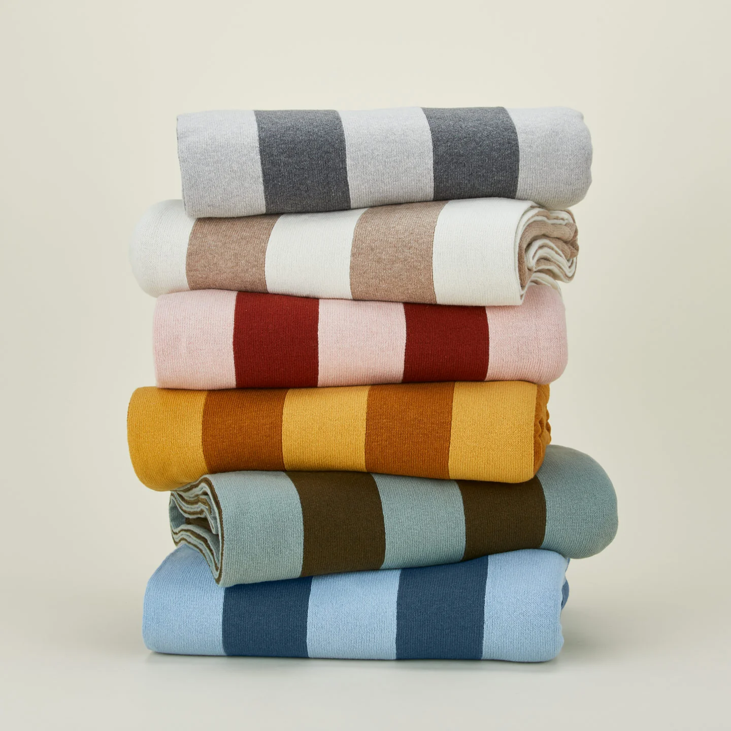 Simple Striped Throw - Mustard/Bronze - Image 4