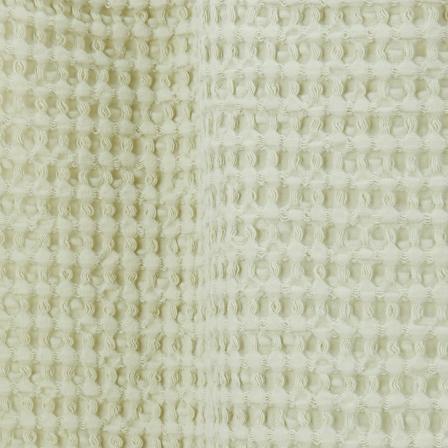 Simple Waffle Shower Curtain - Sage - Image 3