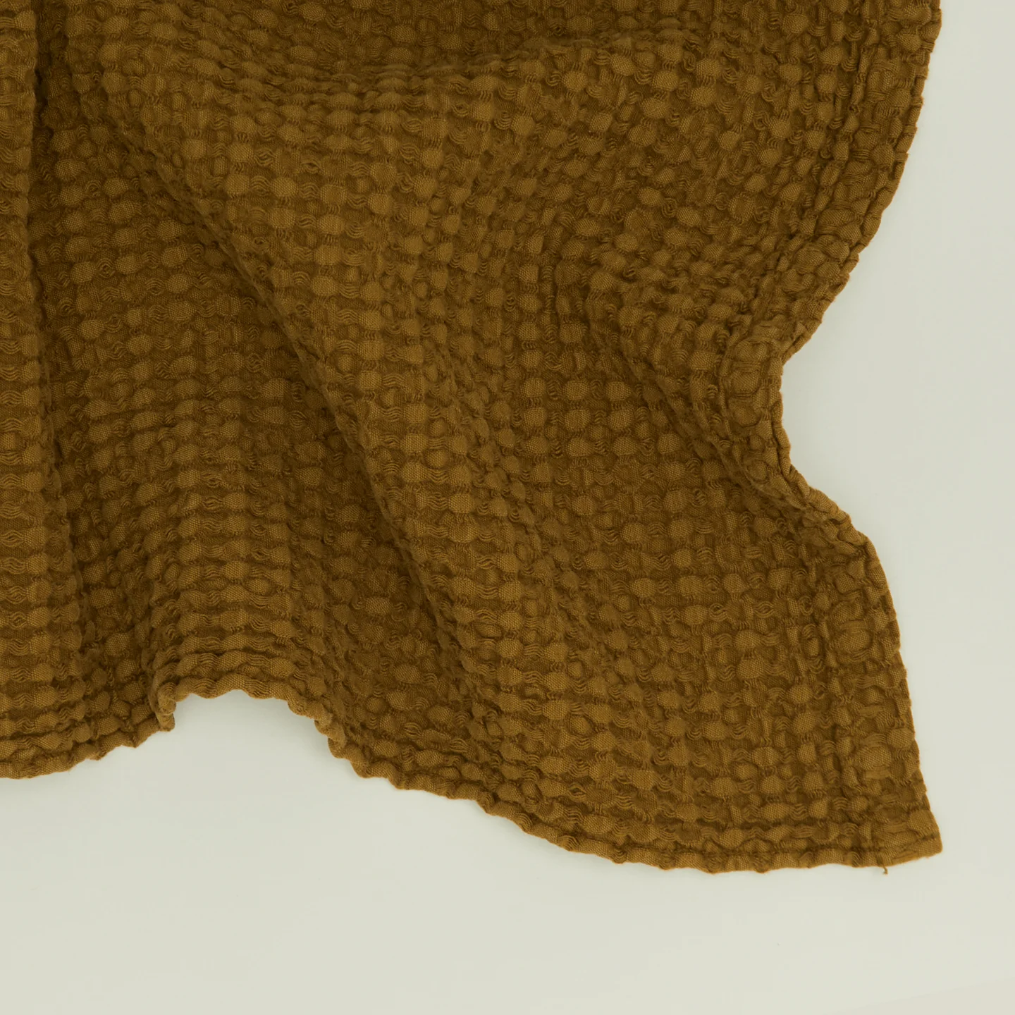 Simple Waffle Towel - Bronze - Image 2