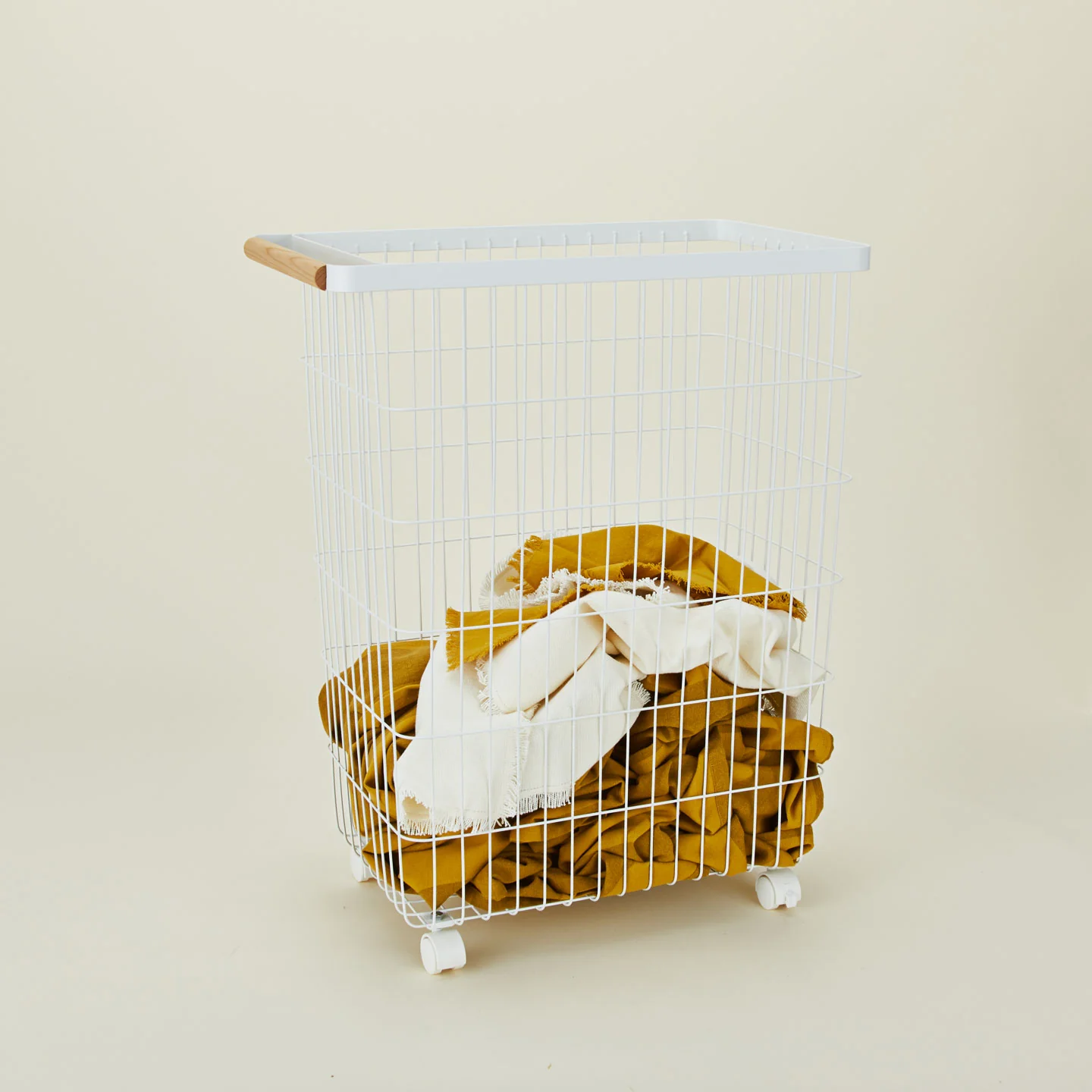 Slim Rolling Laundry Basket - Image 2