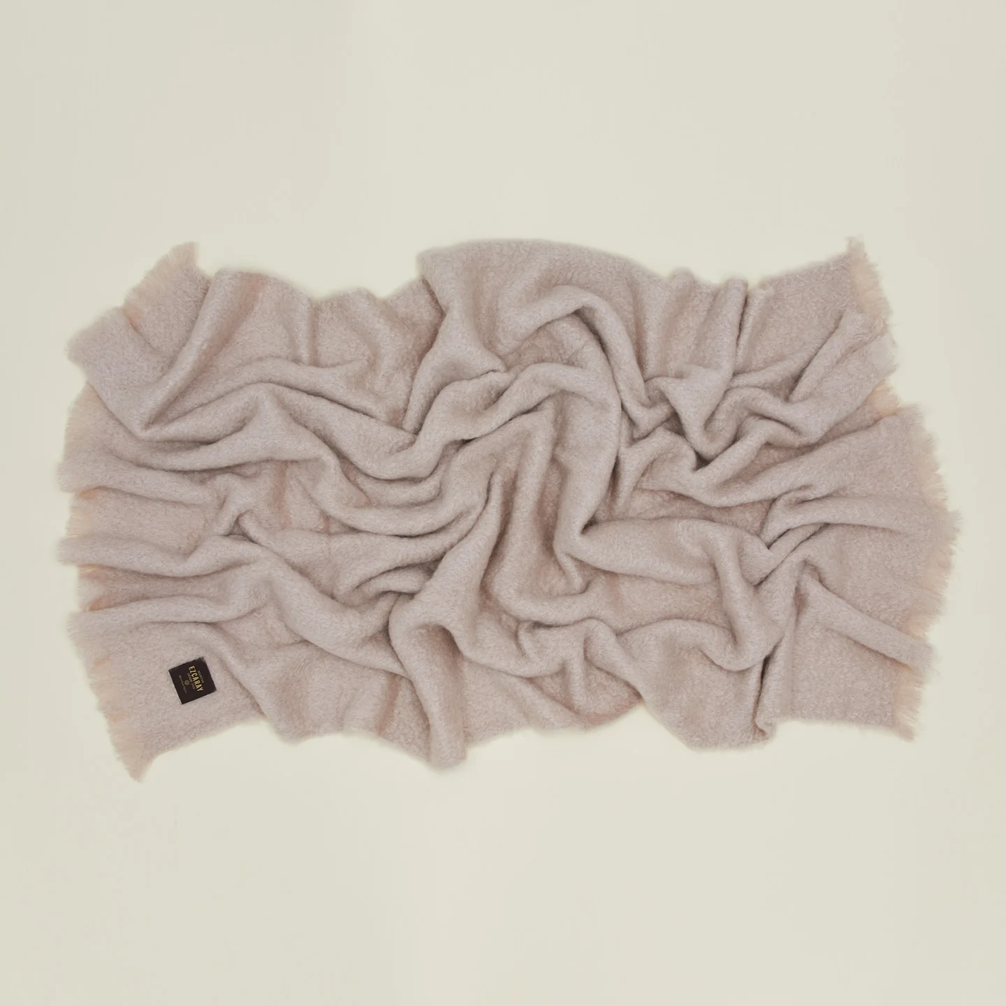 Solid Mohair Throw - Lilac - Image 2