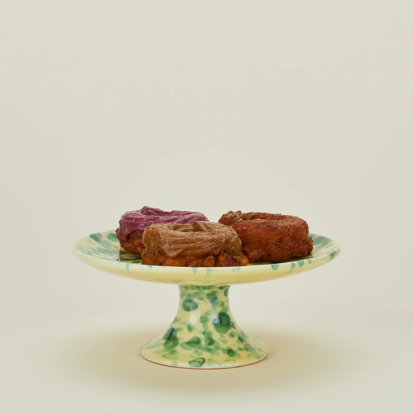 Splatter Cake Stand - Yellow/Green - Image 2
