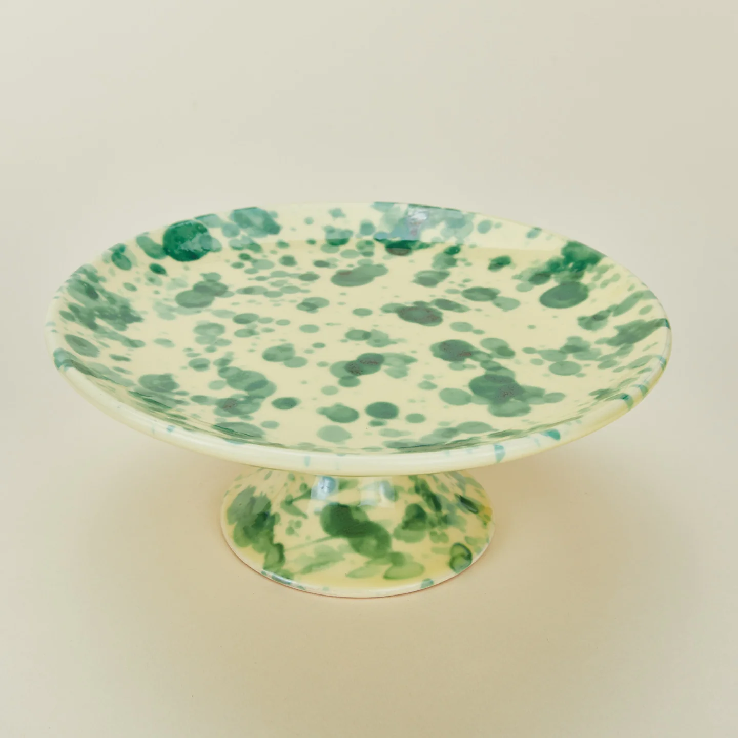 Splatter Cake Stand - Yellow/Green - Image 3