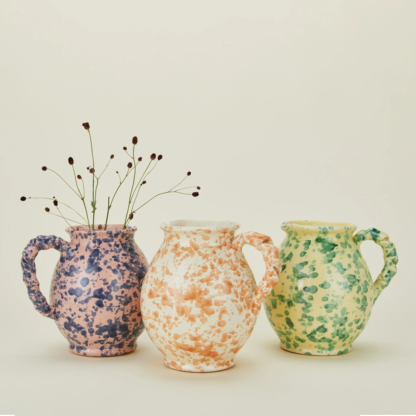 Splatter Cigno Jug - Pink/Blue - Image 5