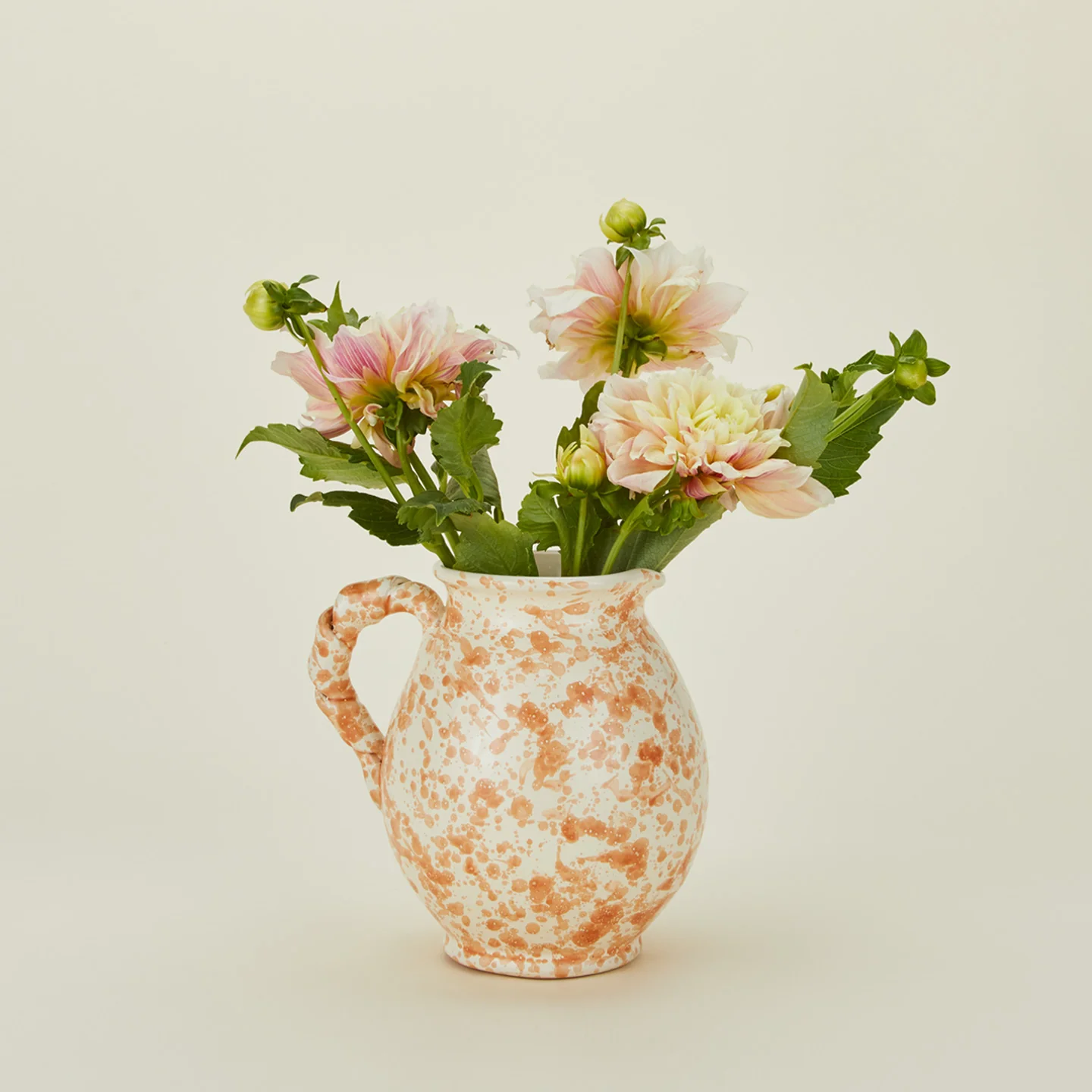 Splatter Cigno Jug - Tan/Ivory - Image 2