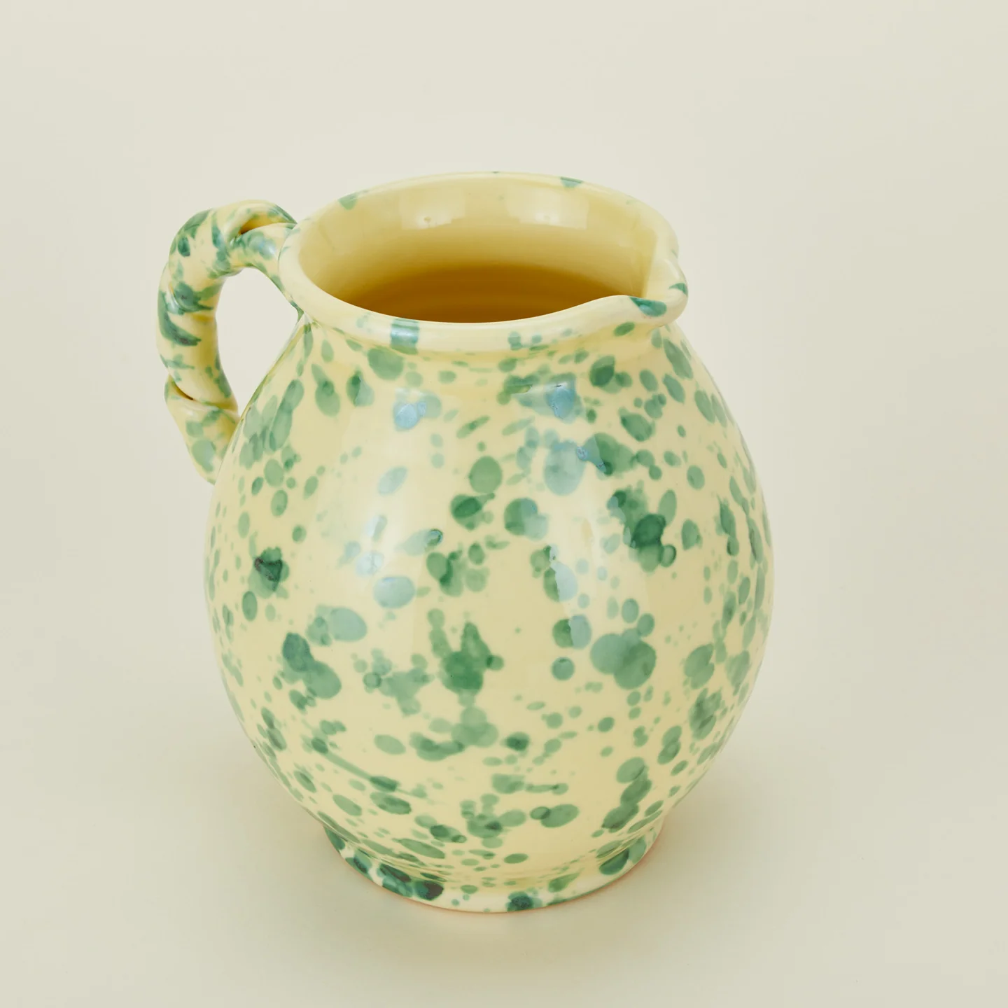 Splatter Cigno Jug - Yellow/Green - Image 3
