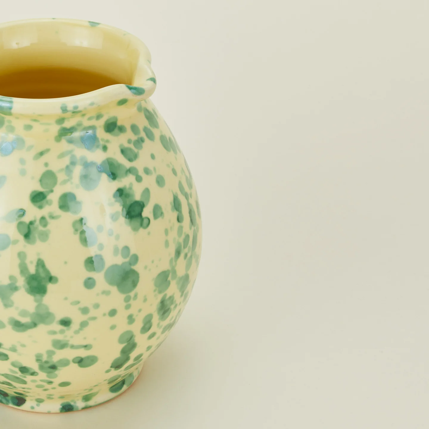 Splatter Cigno Jug - Yellow/Green - Image 4