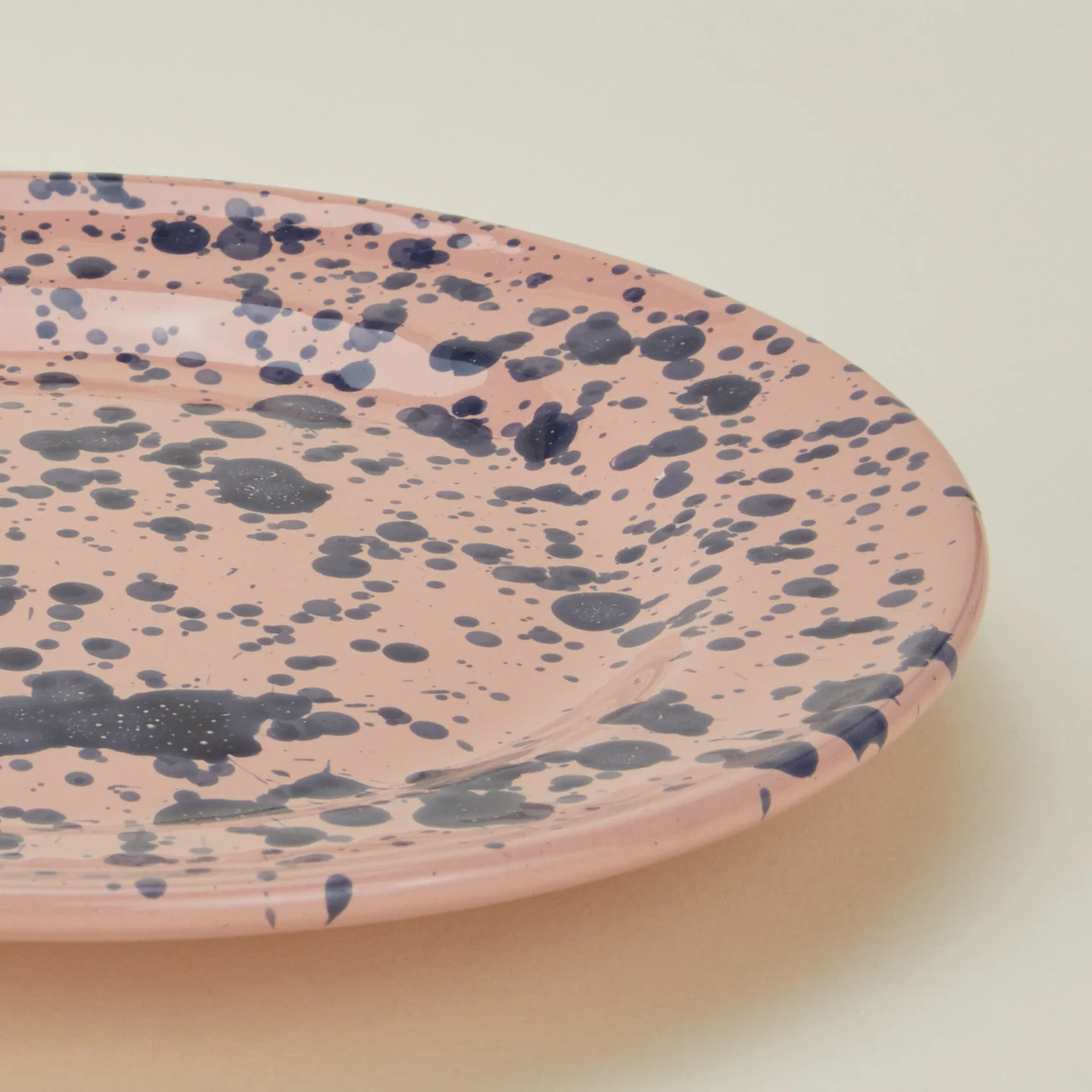 Splatter Dinner Plate - Pink/Blue - Image 5