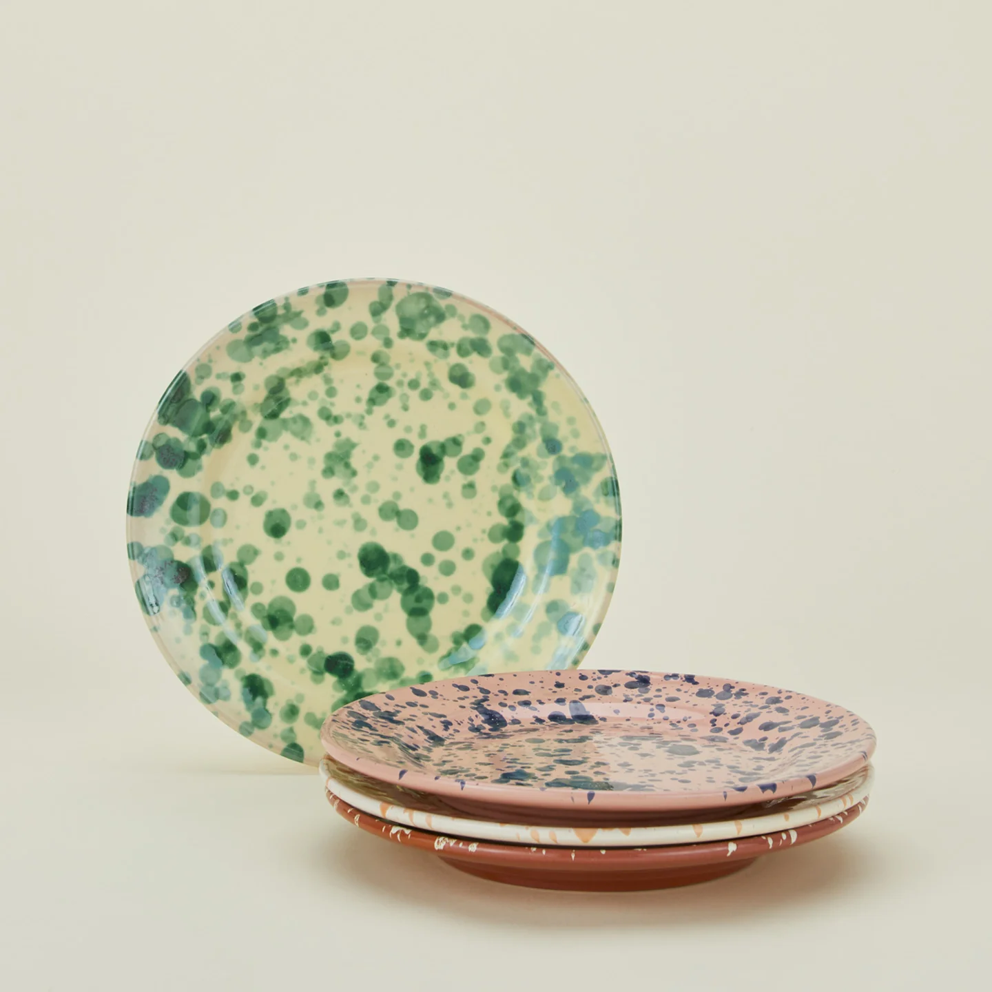 Splatter Dinner Plate - Pink/Blue - Image 6