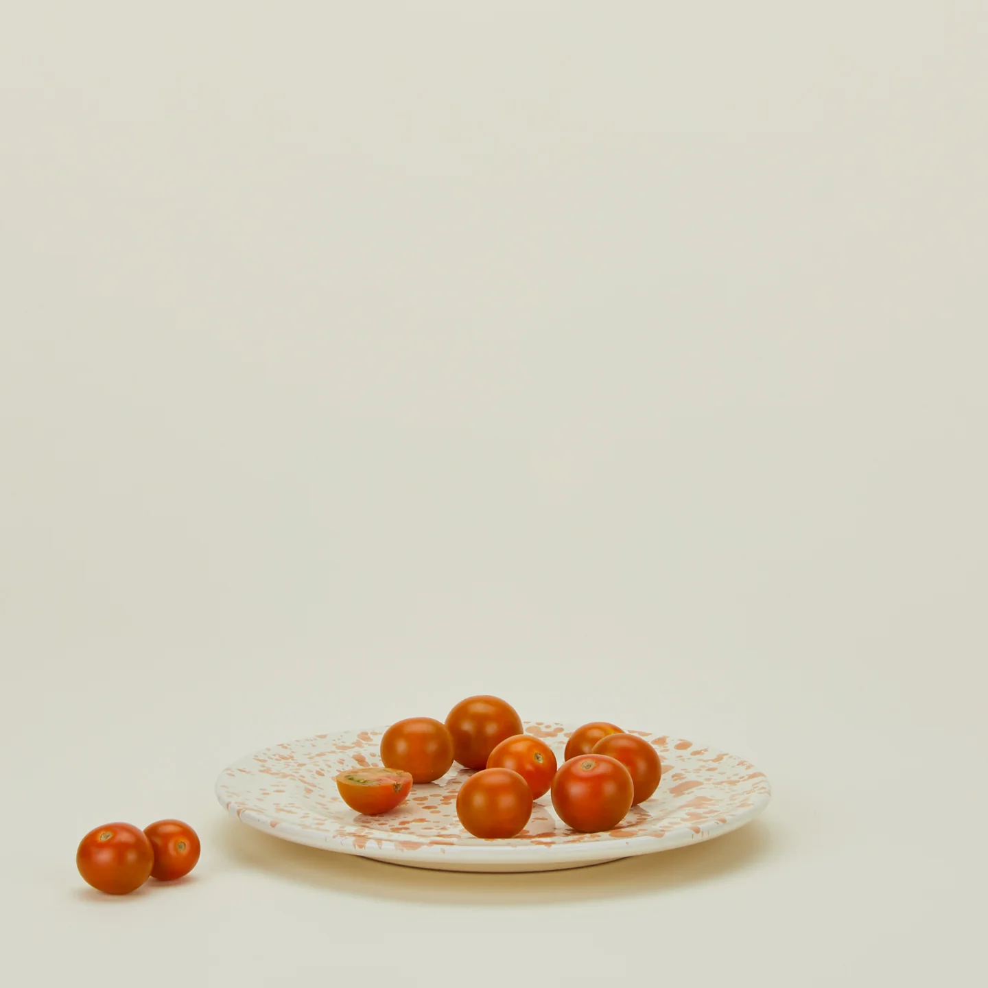 Splatter Salad Plate - Tan/Ivory - Image 2