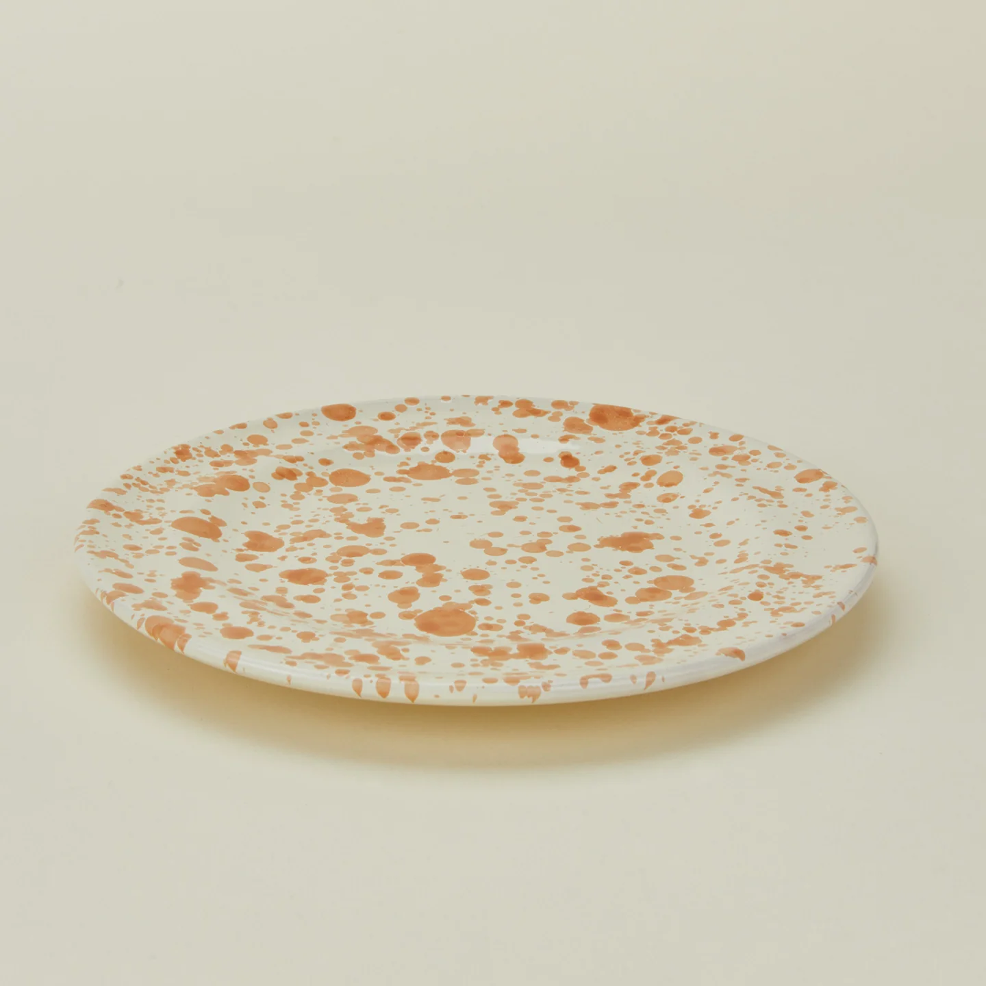 Splatter Salad Plate - Tan/Ivory - Image 4