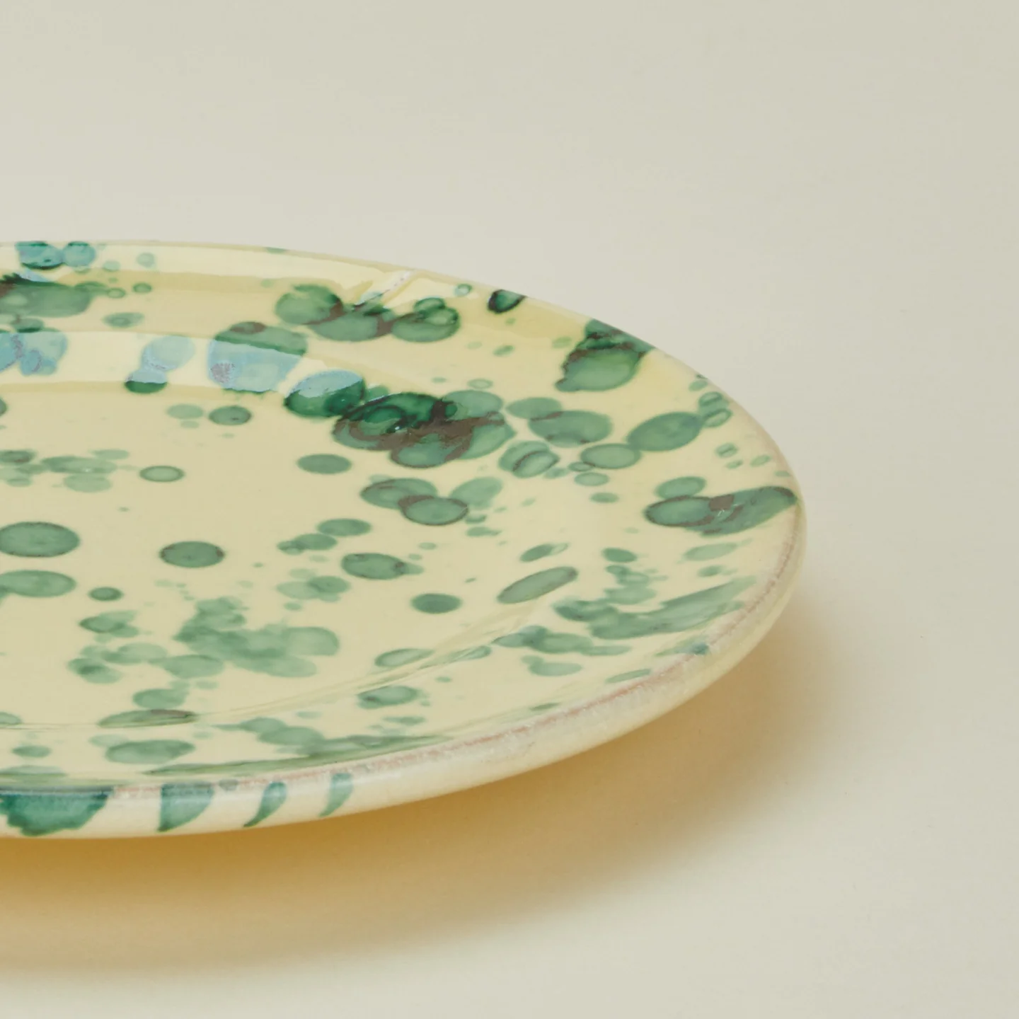 Splatter Salad Plate - Yellow/Green - Image 5