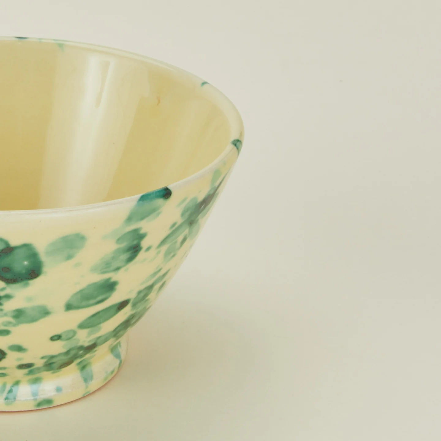 Splatter Small Bowl - Yellow/Green - Image 4