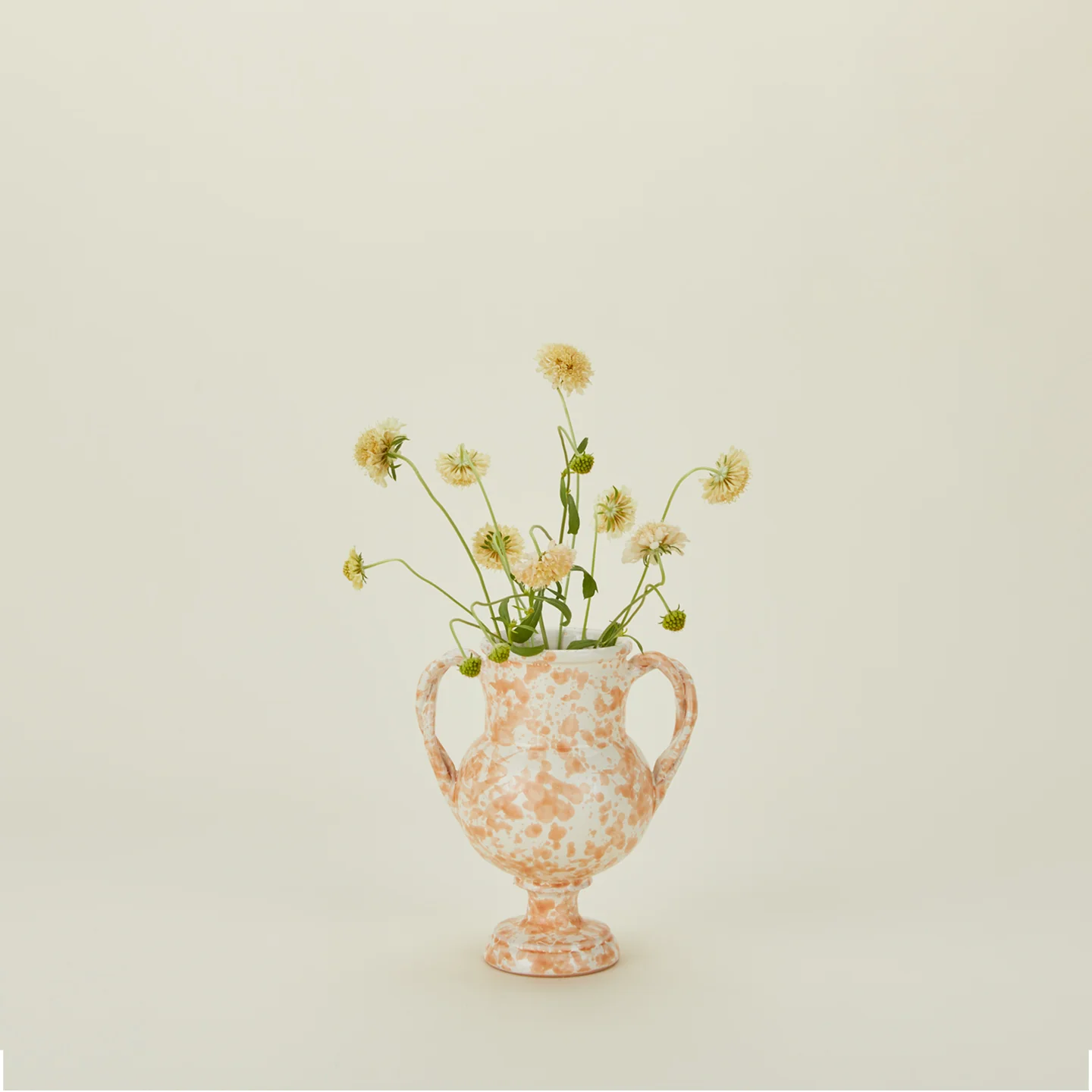 Splatter Verona Vase - Tan/Ivory - Image 3