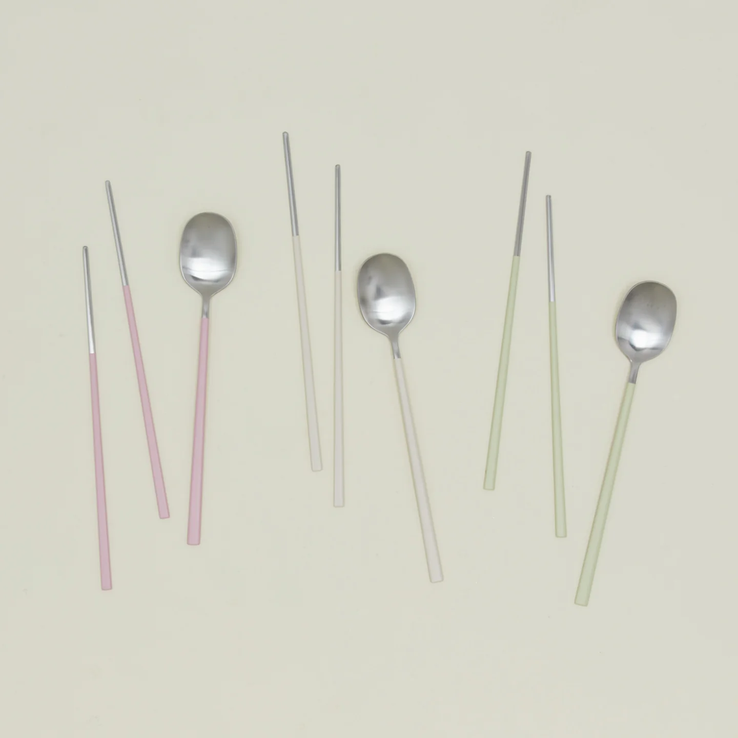 Spoon + Chopsticks Set - Almond - Image 4