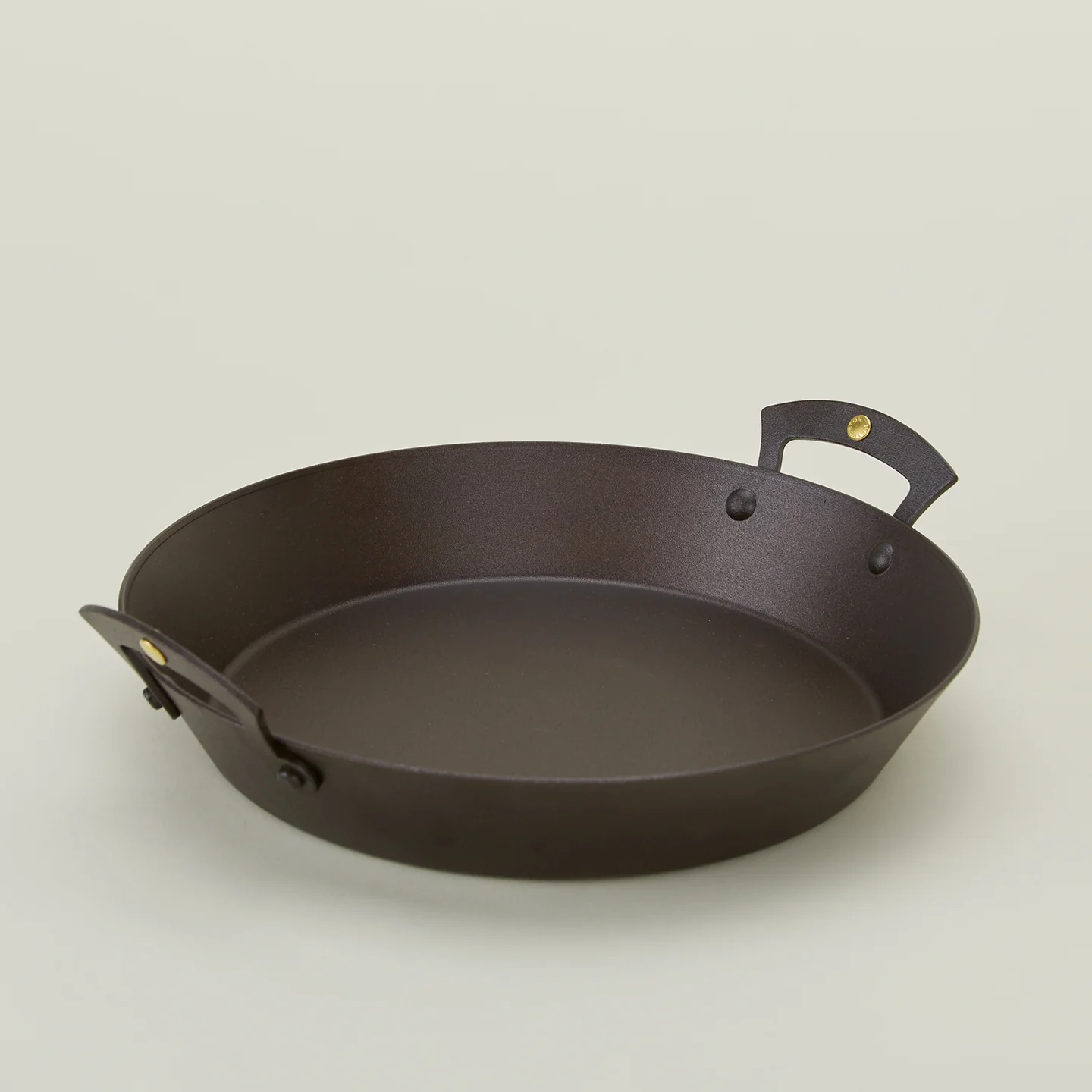 Spun Iron Two Handled Saute Pan - Image 4