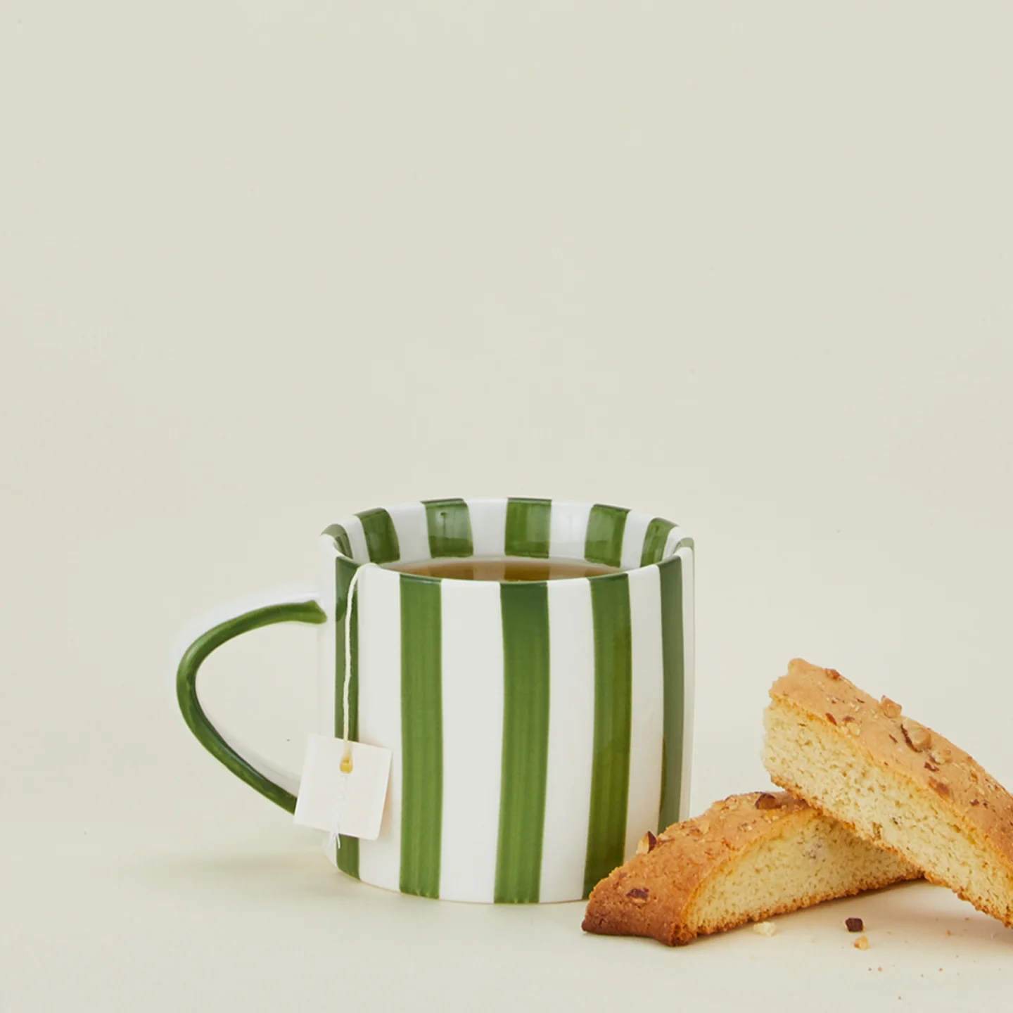 Striped Mug - Olive - Image 2