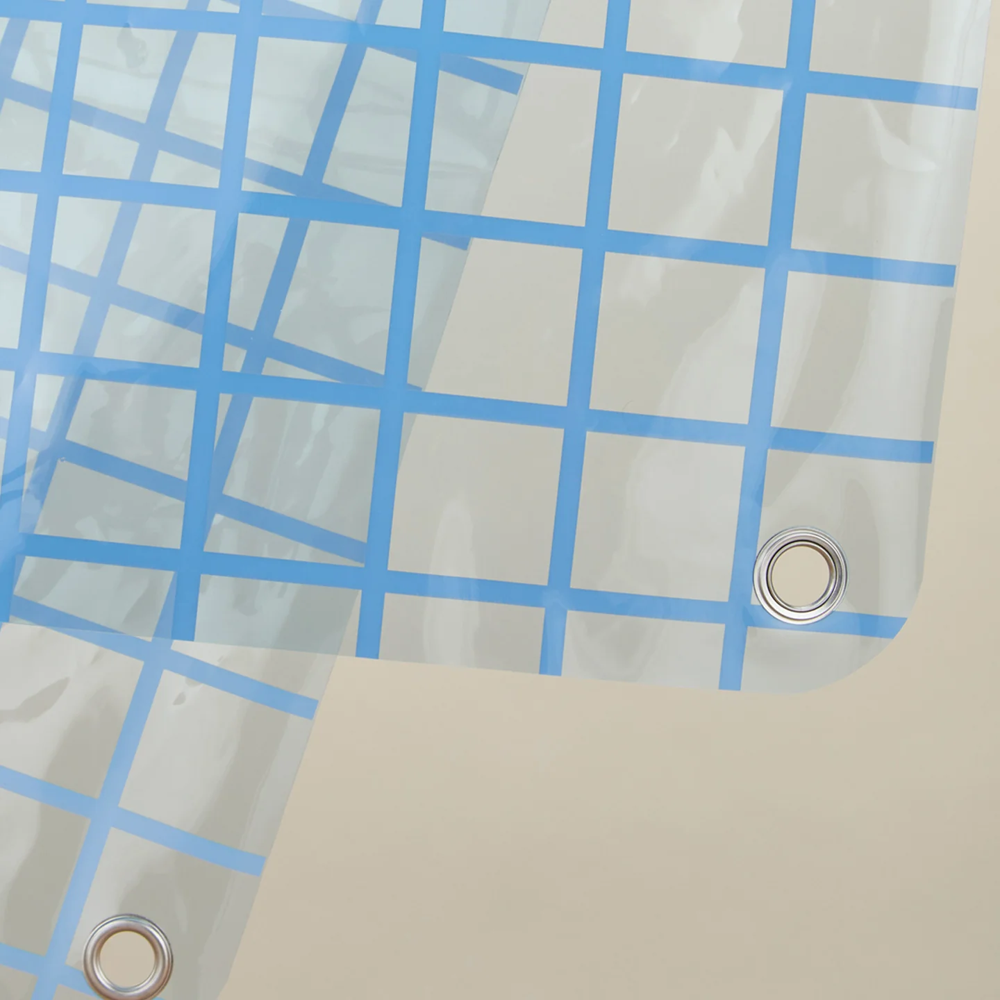 Sun Grid Shower Curtain - Atlantic - Image 2