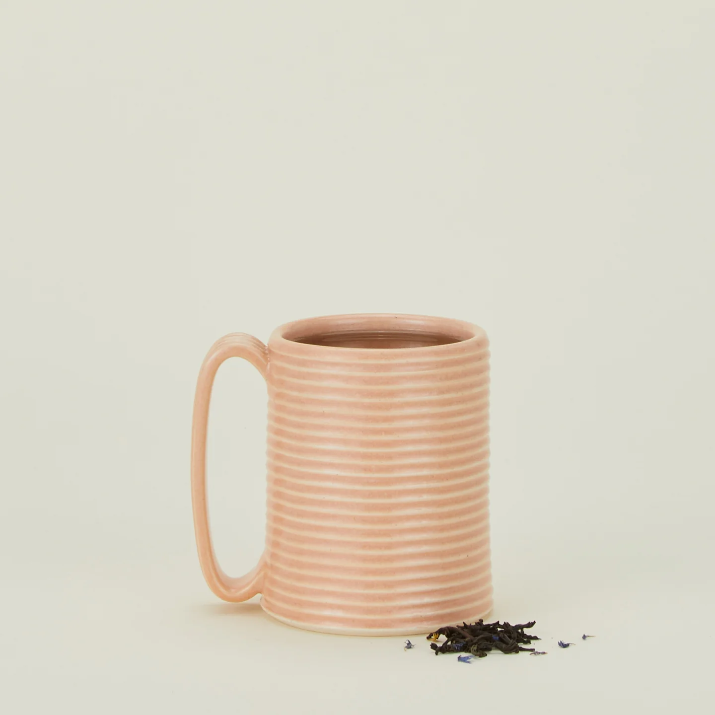 Tall Ribbed Mug - Blush - Image 2