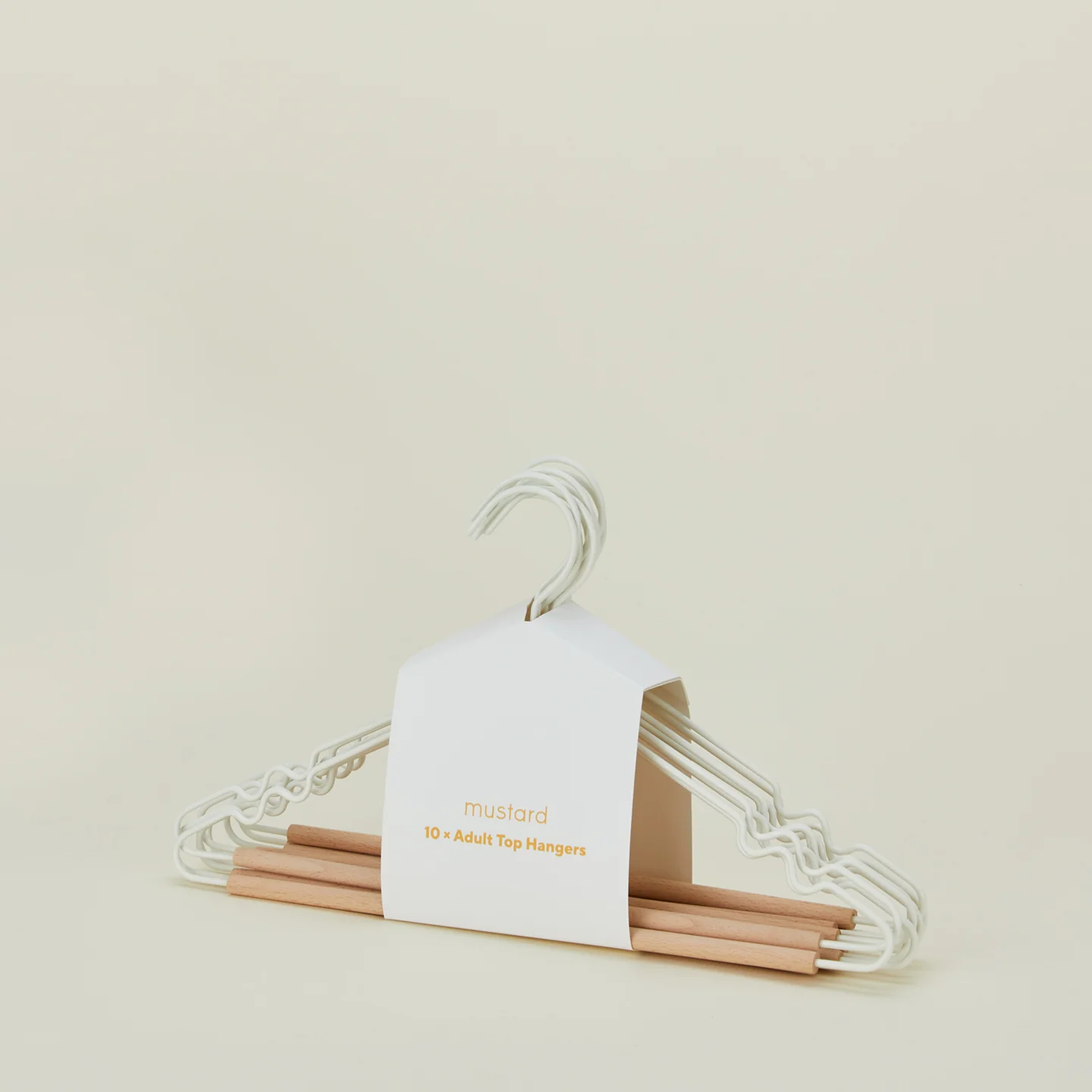 Top Hanger, Set of 10 - Chalk - Image 4