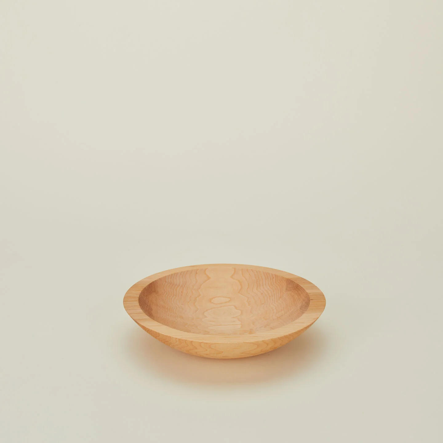 Turned Wood Bowl - Natural Maple - Image 3