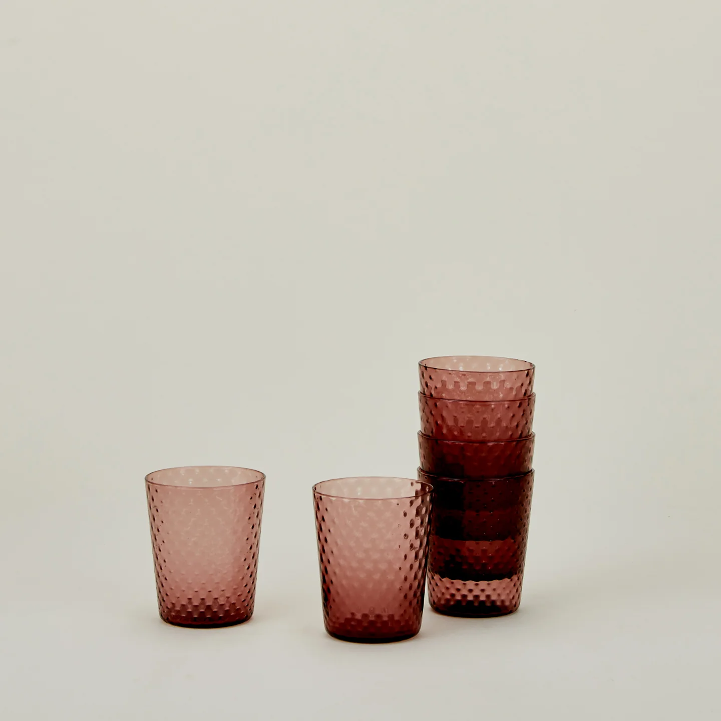 Veneziano Tumbler, Set of 6 - Amethyst