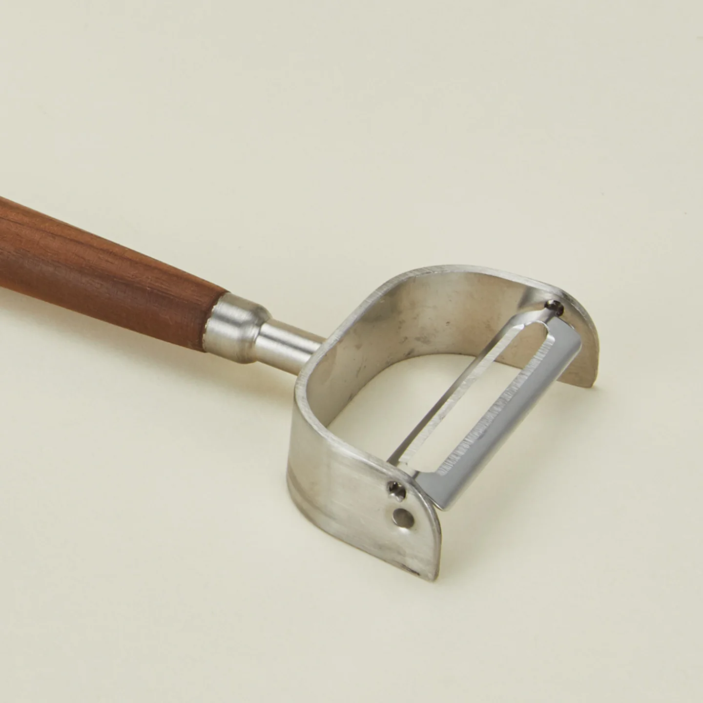 Walnut-Handled Vegetable Peeler - Image 5