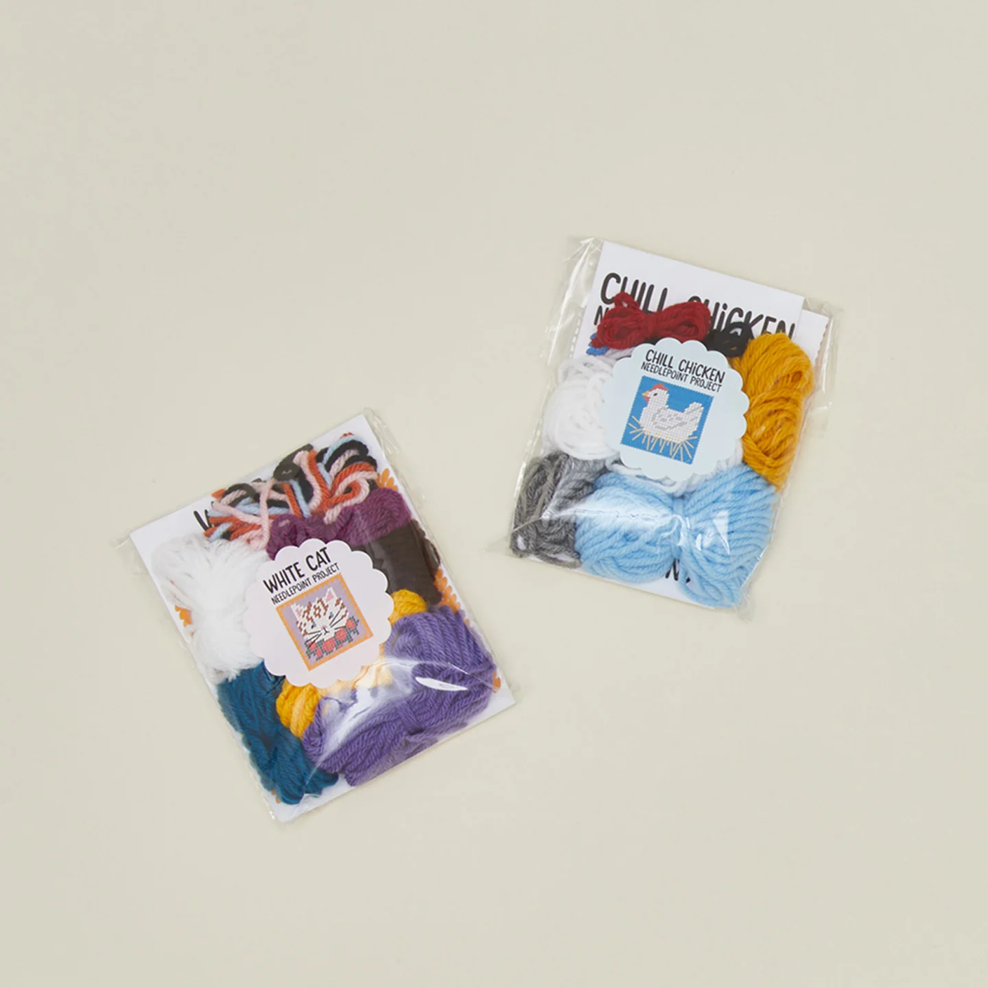 White Cat Needlepoint Kit - Image 3