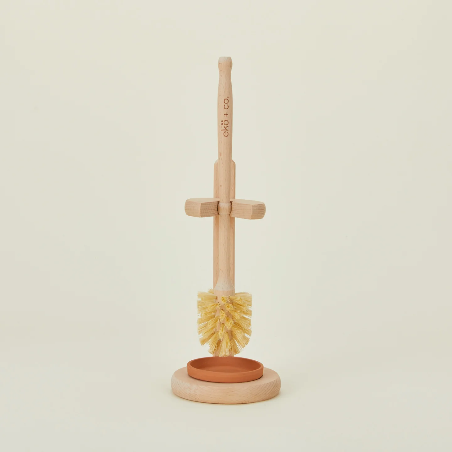 Wooden Toilet Brush with Stand - Image 2