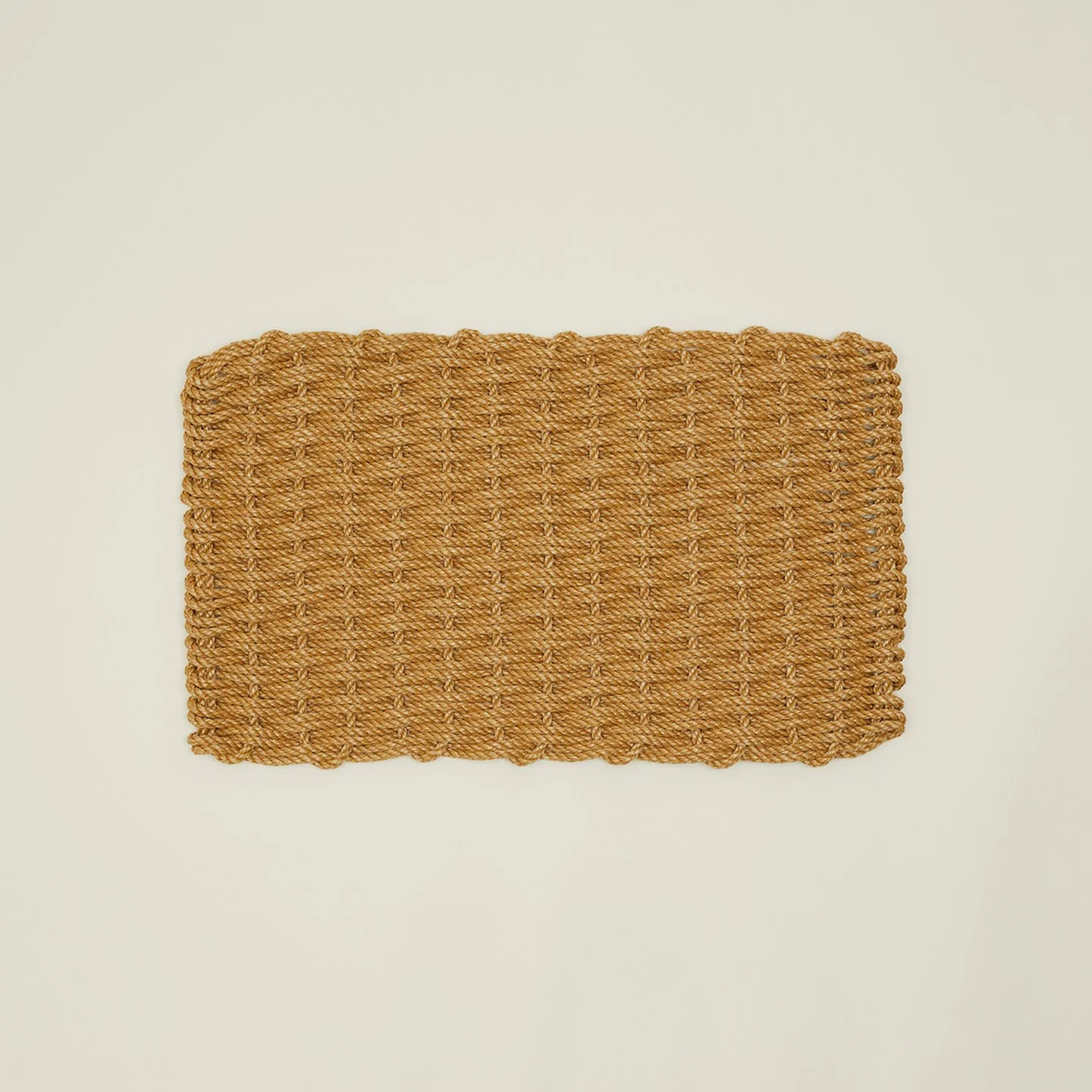 Woven Rope Doormat - Honey