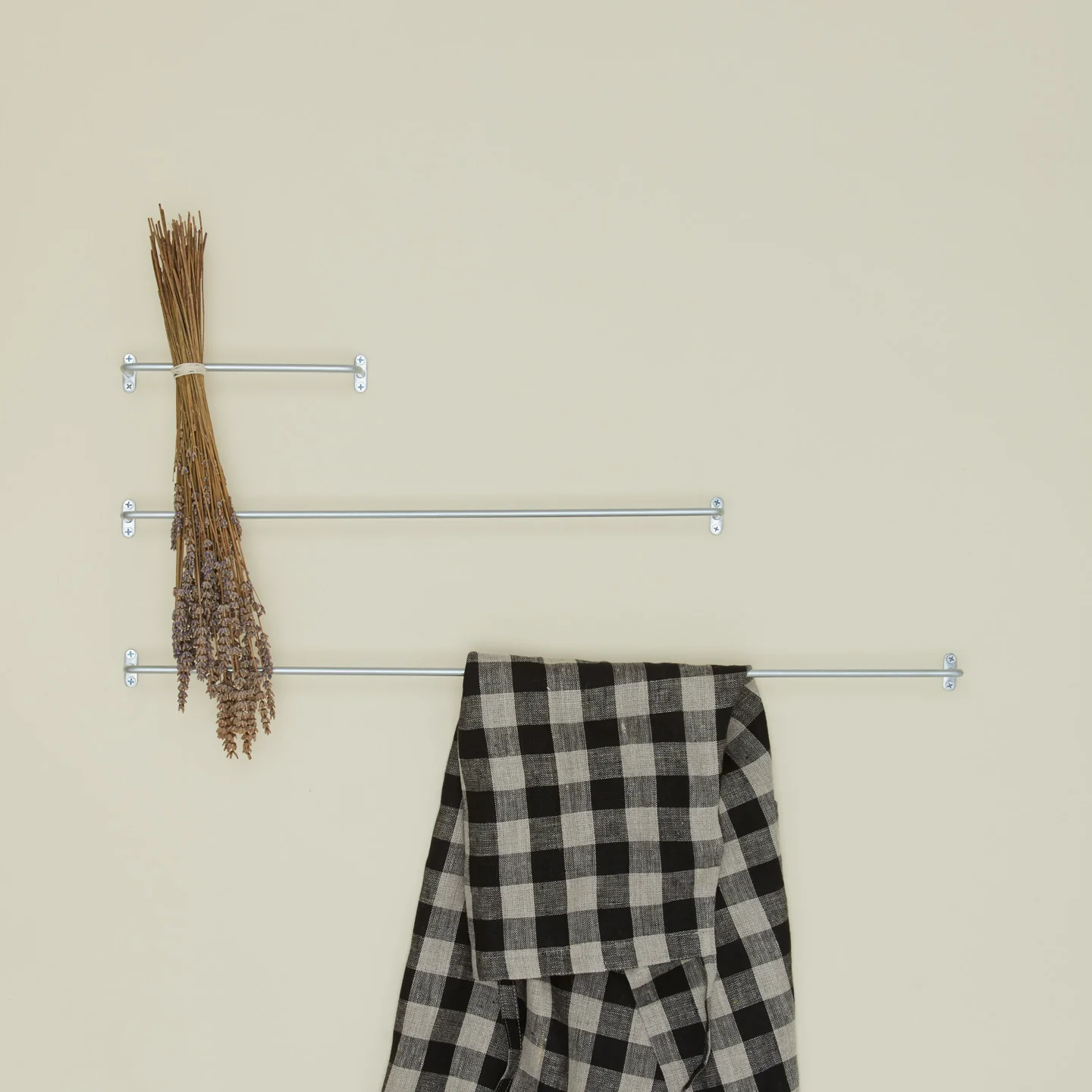 Zinc Plated Towel Bar - Image 2